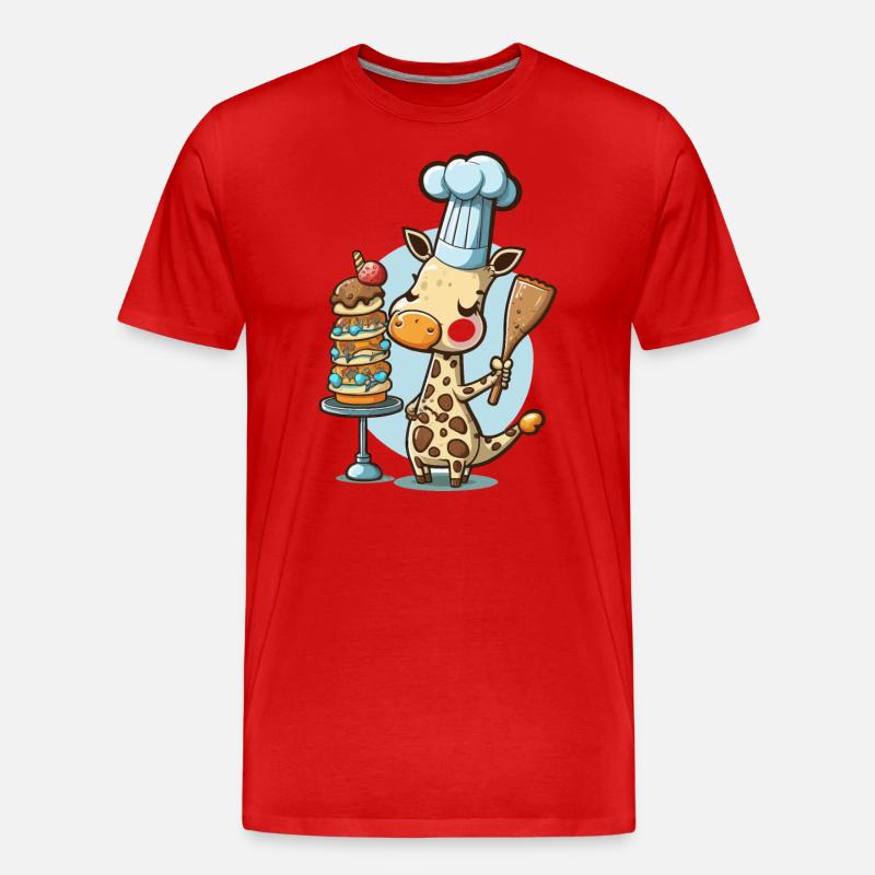 Cuisson à la commande - T-shirt bio Premium Homme - rouge
