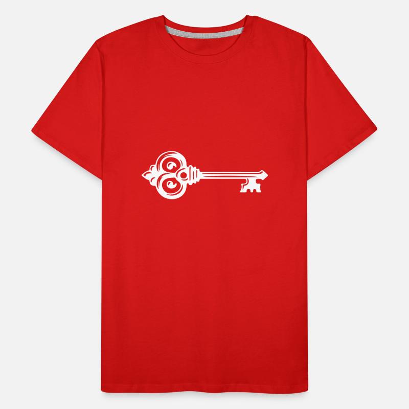Key icon Men's Premium Organic T-Shirt