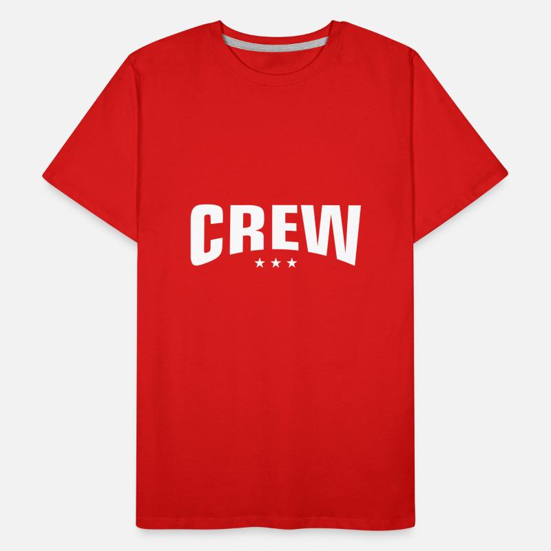 Conception de l’équipage T-shirt bio Premium Homme