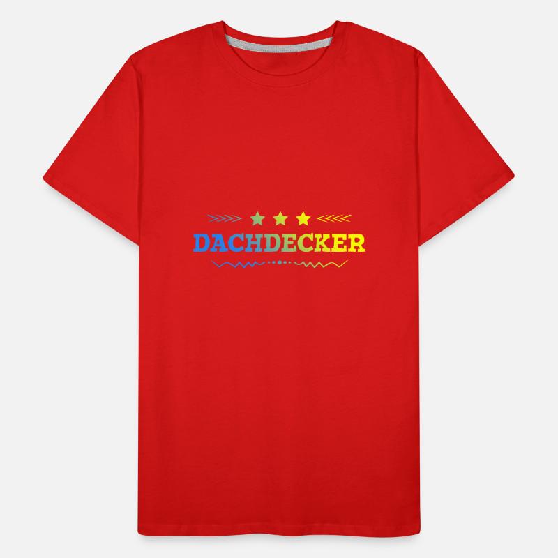 Dachdecker Beruf Männer Premium Bio T-Shirt