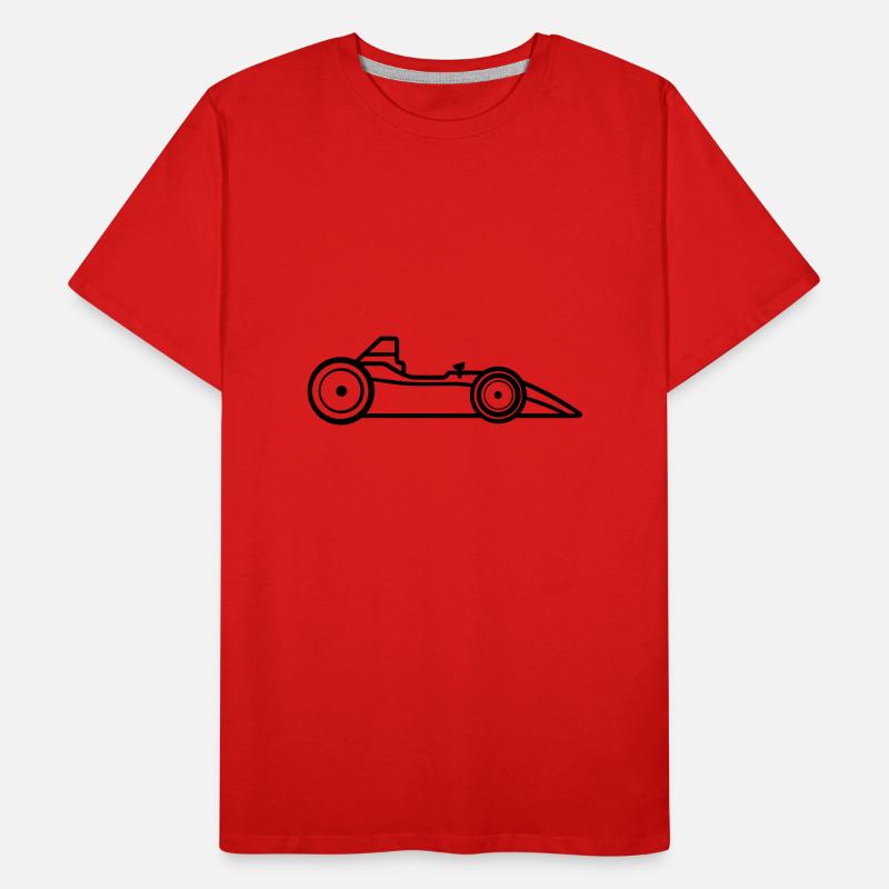F1 Voiture de course T-shirt bio Premium Homme