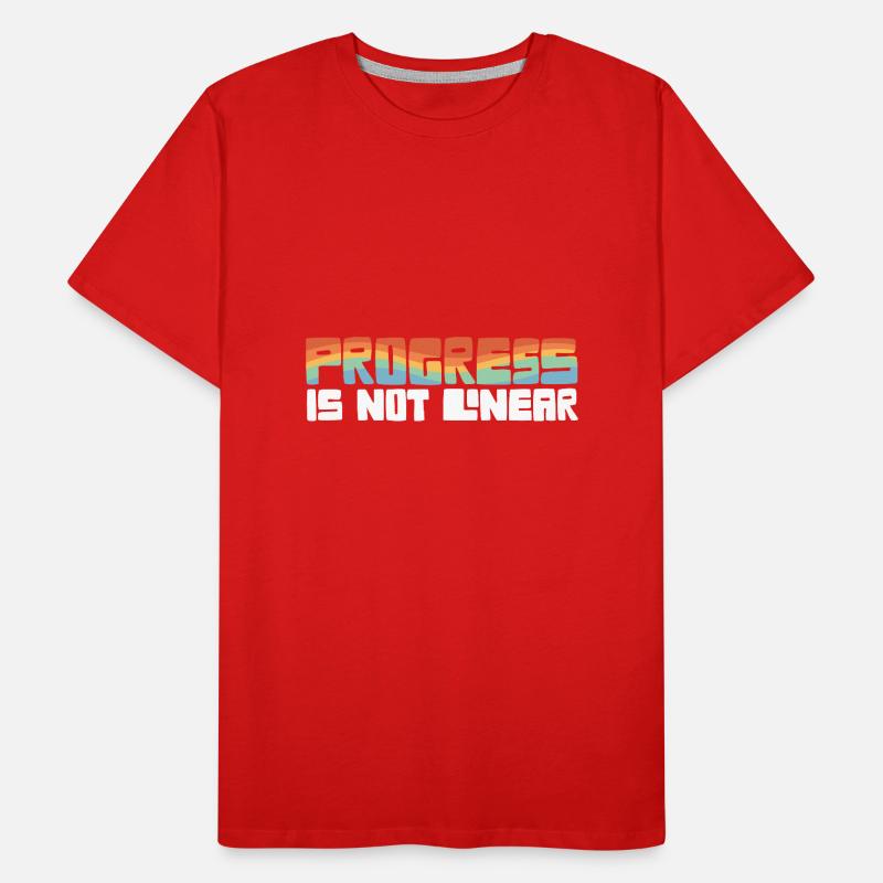 SPED Teacher Progress Is Not Linear Para ABA Men's Premium Organic T-Shirt
