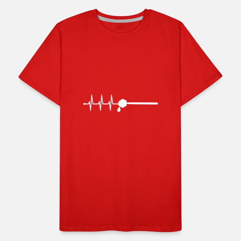 Aiguisier à impulsions de ciseau à bâton T-shirt bio Premium Homme