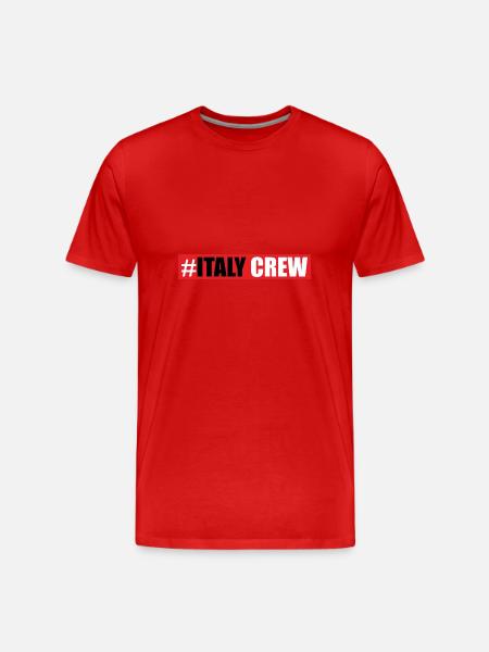 Italy Crew - Men's Premium Organic T-Shirt - red