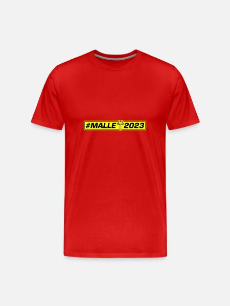 Malle 2023 - T-shirt bio Premium Homme - rouge