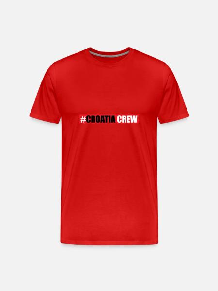 Croatia Crew - Men's Premium Organic T-Shirt - red