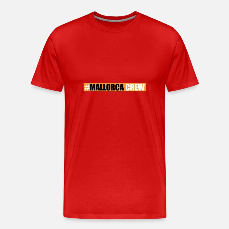 Mallorca Crew - Männer Premium Bio T-Shirt - Rot
