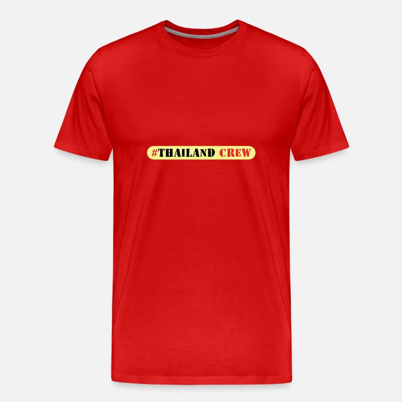 Thailand Crew - Männer Premium Bio T-Shirt - Rot