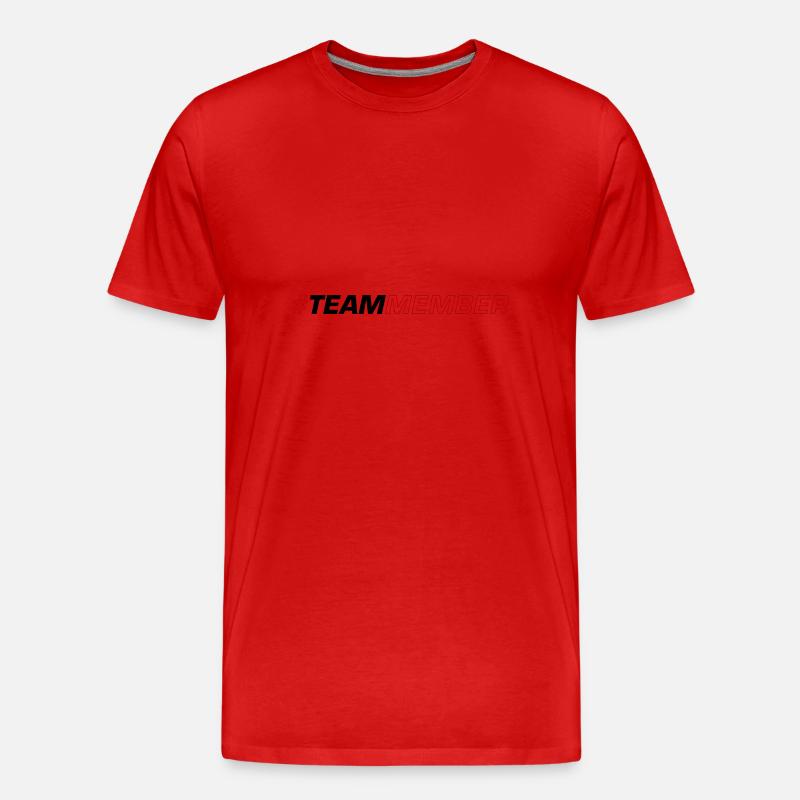 Team Symbol - Männer Premium Bio T-Shirt - Rot