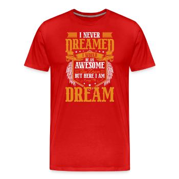 Bus Bus Bus Drivers - Men's Premium Organic T-Shirt - red - Front - Damien (186cm)