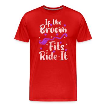 Sorcières Walpurgis Nuit magique Wicca - T-shirt bio Premium Homme - rouge - Devant - Damien (186cm)