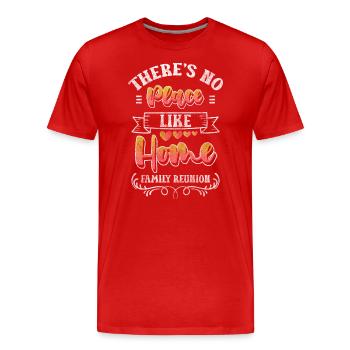 Familie Ausflug Liebe - Männer Premium Bio T-Shirt - Rot - Vorne - Damien (186cm)