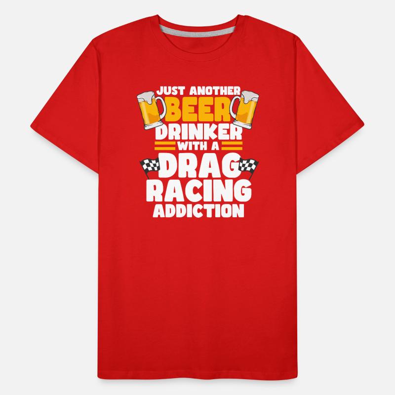 Nur ein weiterer Biertrinker mit einer Sucht nach Männer Premium Bio T-Shirt