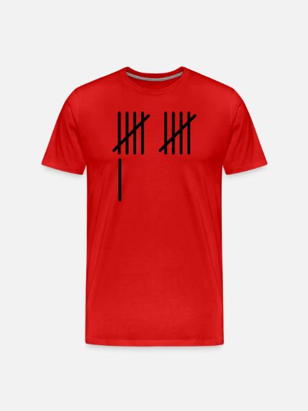11 Rayures - T-shirt bio Premium Homme - rouge