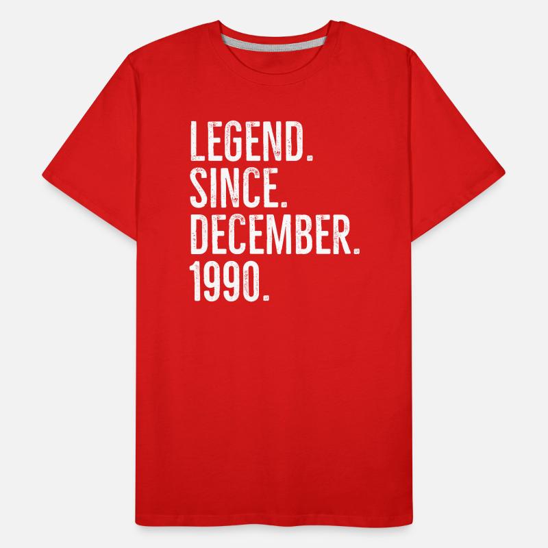 Legend Since December 1990 Men's Premium Organic T-Shirt