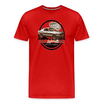 Car - Speed Custom - Männer Premium Bio T-Shirt - Rot - Vorne - Damien (186cm)
