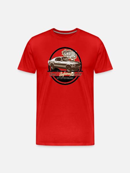 Car - Speed Custom - Men's Premium Organic T-Shirt - red
