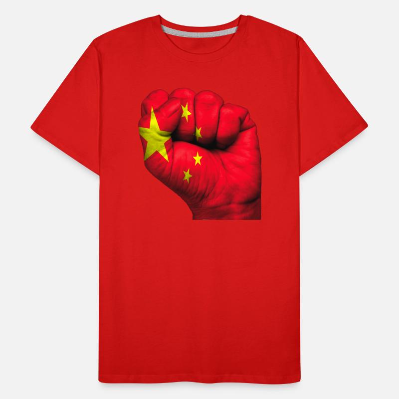 Faust China Männer Premium Bio T-Shirt