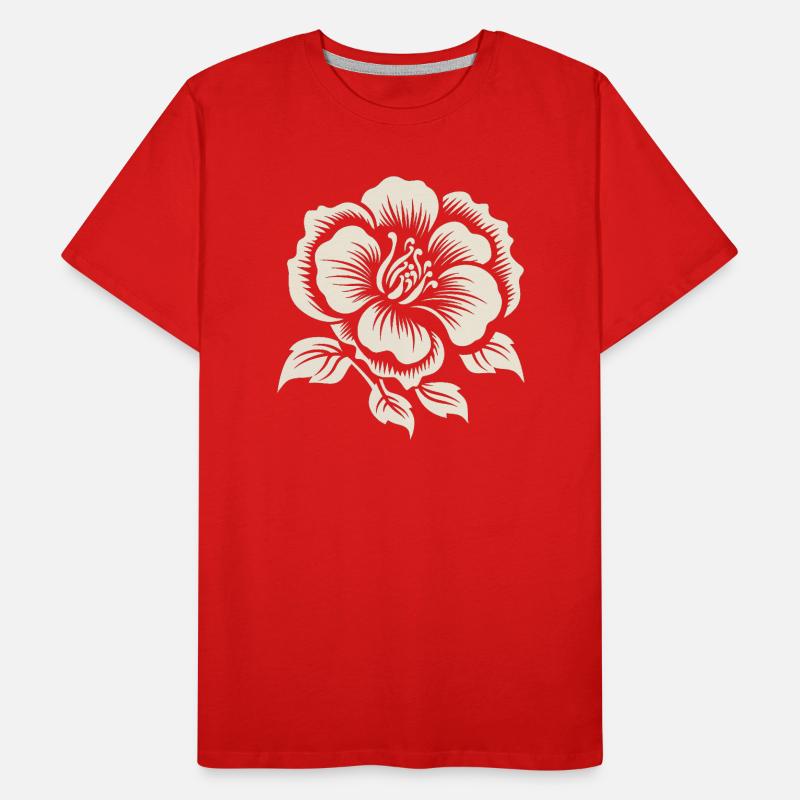 Ätherische Blüte Männer Premium Bio T-Shirt
