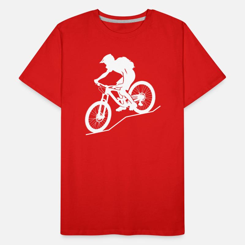 Dynamic mountain biker Men's Premium Organic T-Shirt