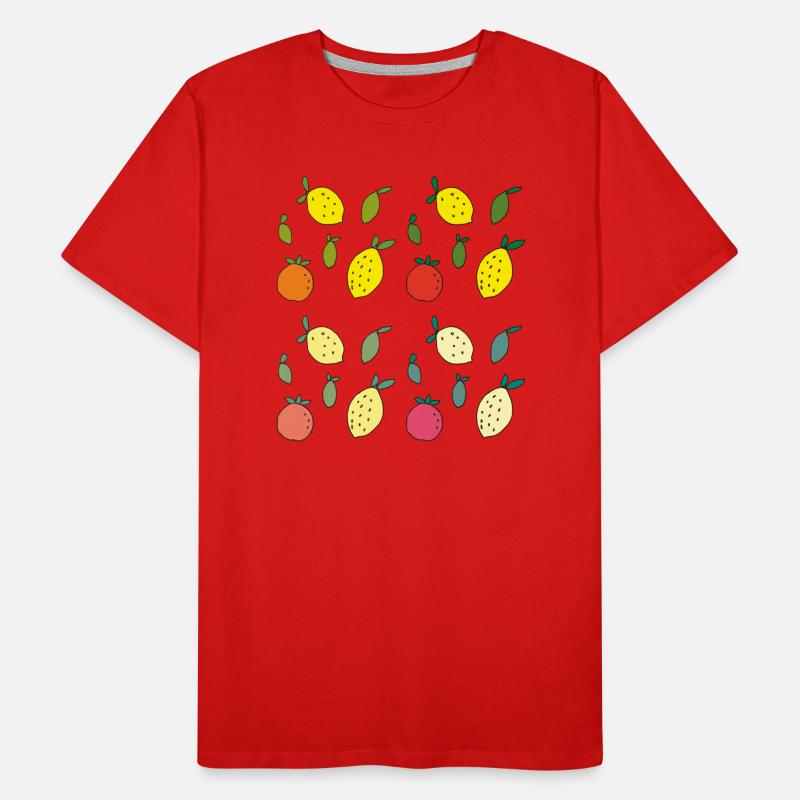 Variété d’agrumes T-shirt bio Premium Homme