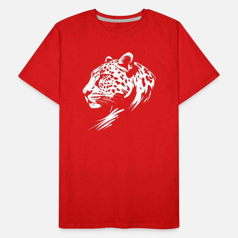 Leopard Männer Premium Bio T-Shirt