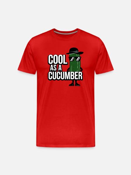 Cool comme un concombre - T-shirt bio Premium Homme - rouge