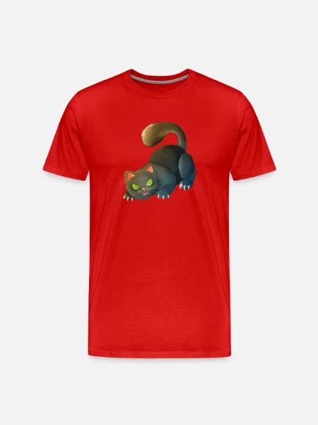 Cat 5 - Men's Premium Organic T-Shirt - red