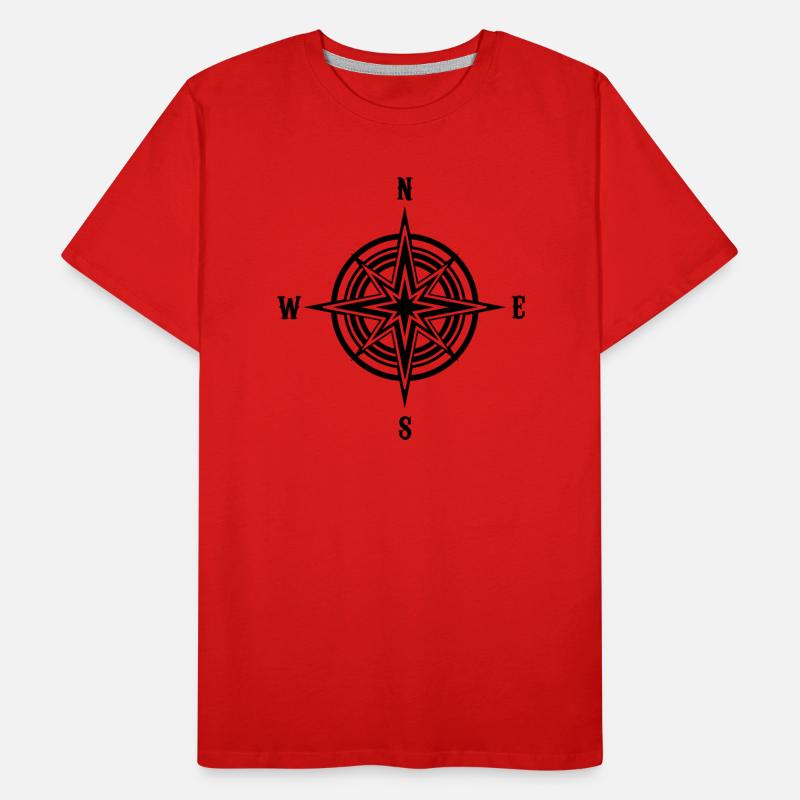 Compass Men's Premium Organic T-Shirt