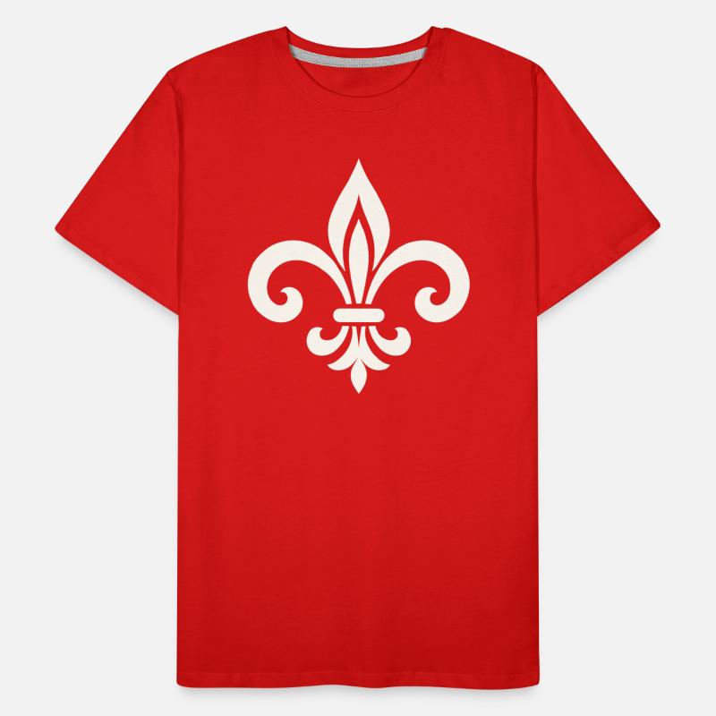 fleur de lys T-shirt bio Premium Homme
