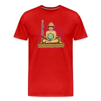 Sento Badehaus Japanisch Tokio Thermal - Männer Premium Bio T-Shirt - Rot - Vorne - Damien (186cm)