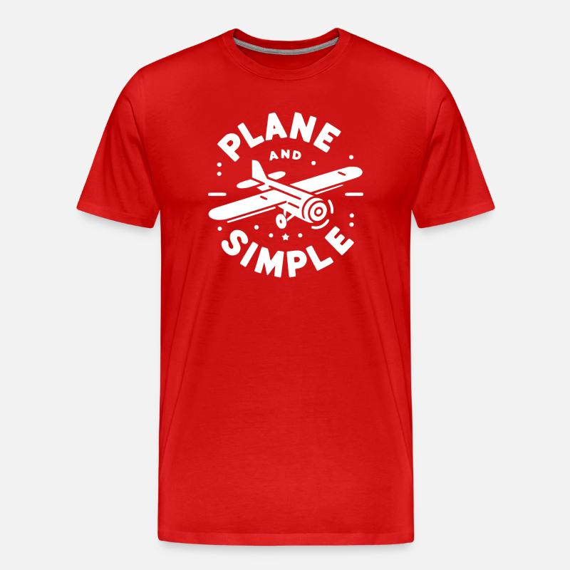 Plan et Simple - T-shirt bio Premium Homme - rouge