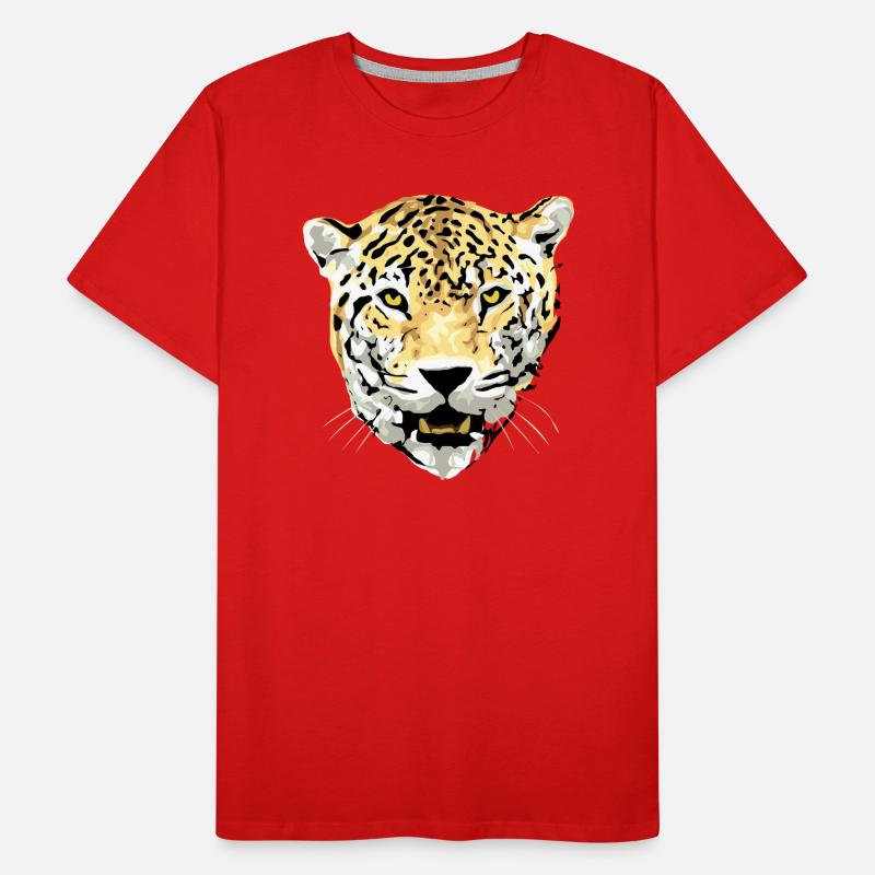 Wild jaguar Männer Premium Bio T-Shirt