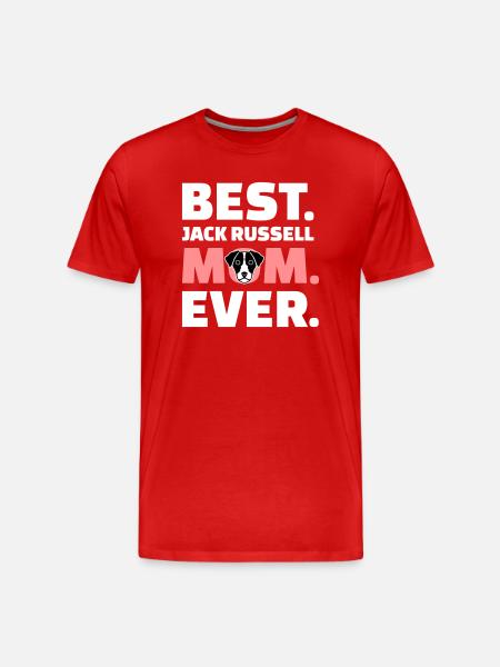 Jack Russell - Männer Premium Bio T-Shirt - Rot