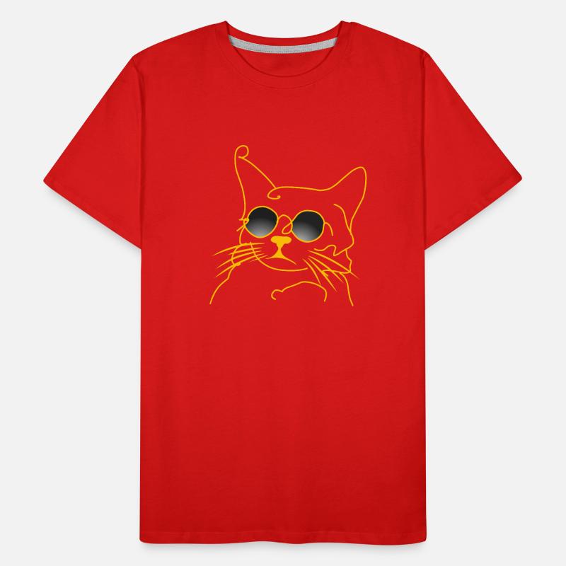 Garçon de chat T-shirt bio Premium Homme