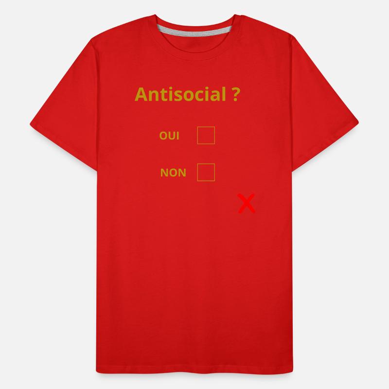 Antisocial ? T-shirt bio Premium Homme