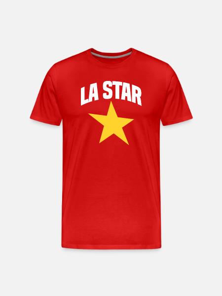 La STAR - T-shirt bio Premium Homme - rouge