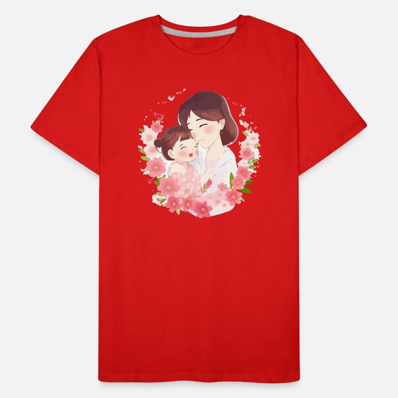 Muttertag Männer Premium Bio T-Shirt
