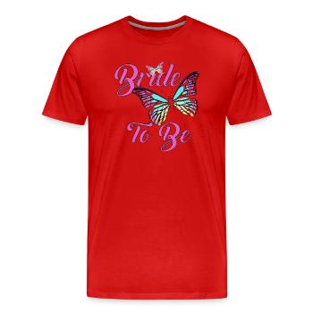 FUTURE MARIÉE,TSHIRT - T-shirt bio Premium Homme - rouge - Devant - Damien (186cm)