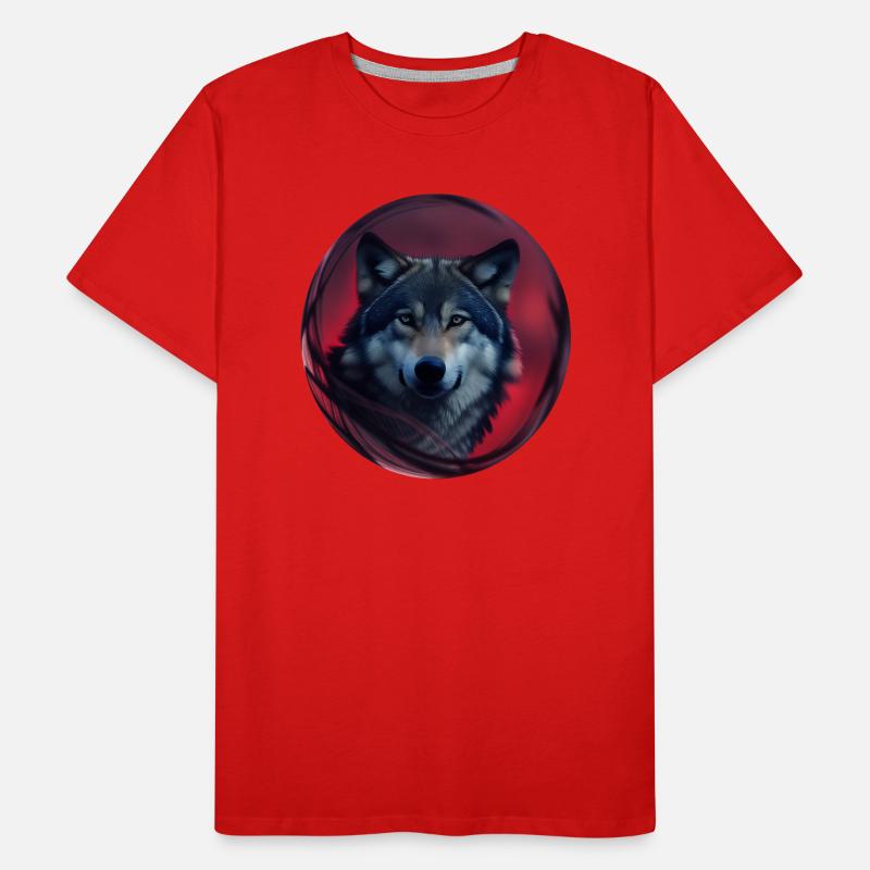 wolf Men's Premium Organic T-Shirt