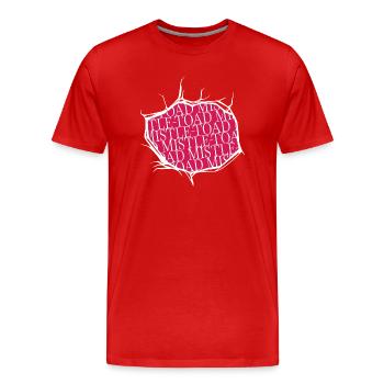 birthday present statement christmas vacation - Men's Premium Organic T-Shirt - red - Front - Damien (186cm)
