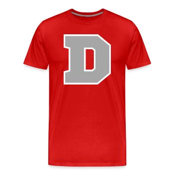 Sport-Brief - Männer Premium Bio T-Shirt - Rot - Vorne - Damien (186cm)