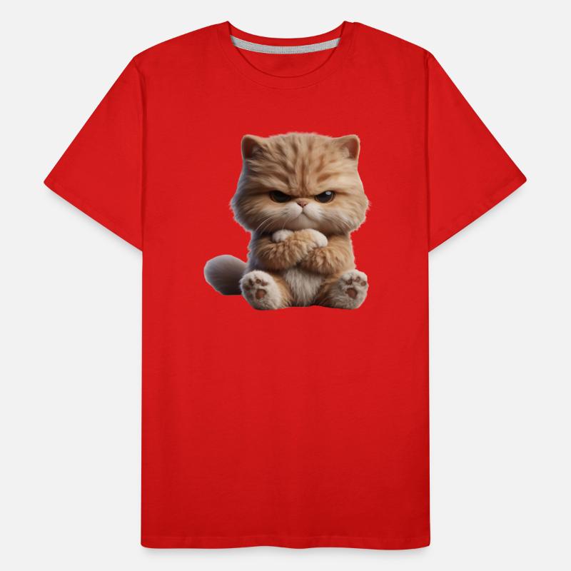 Chat Grim 1 T-shirt bio Premium Homme
