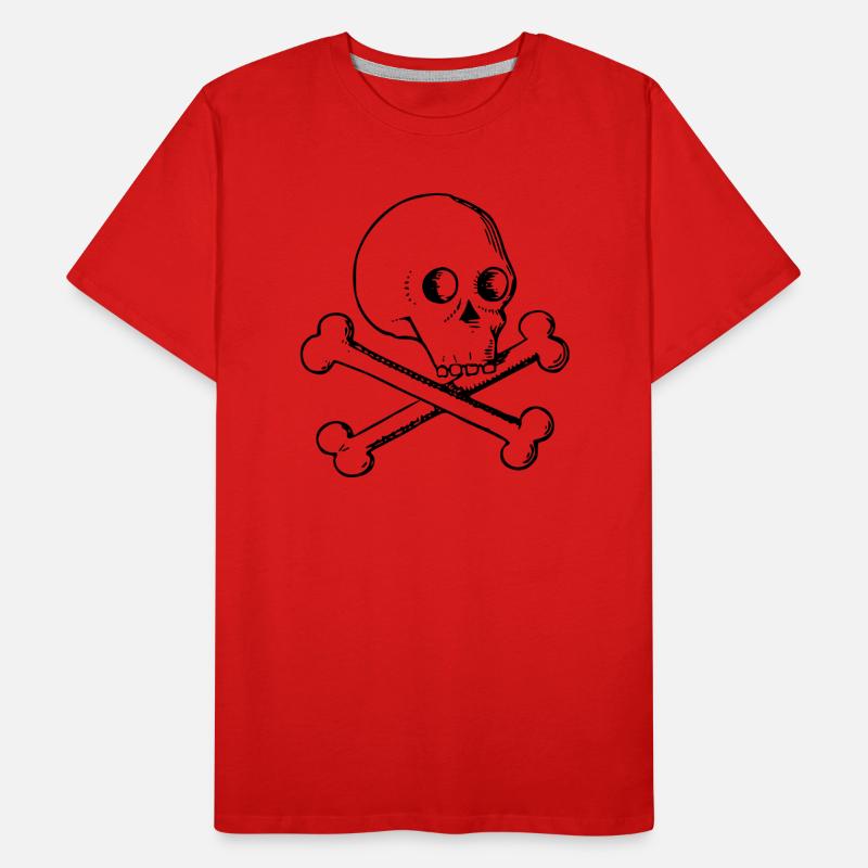 Skull and bones Men's Premium Organic T-Shirt