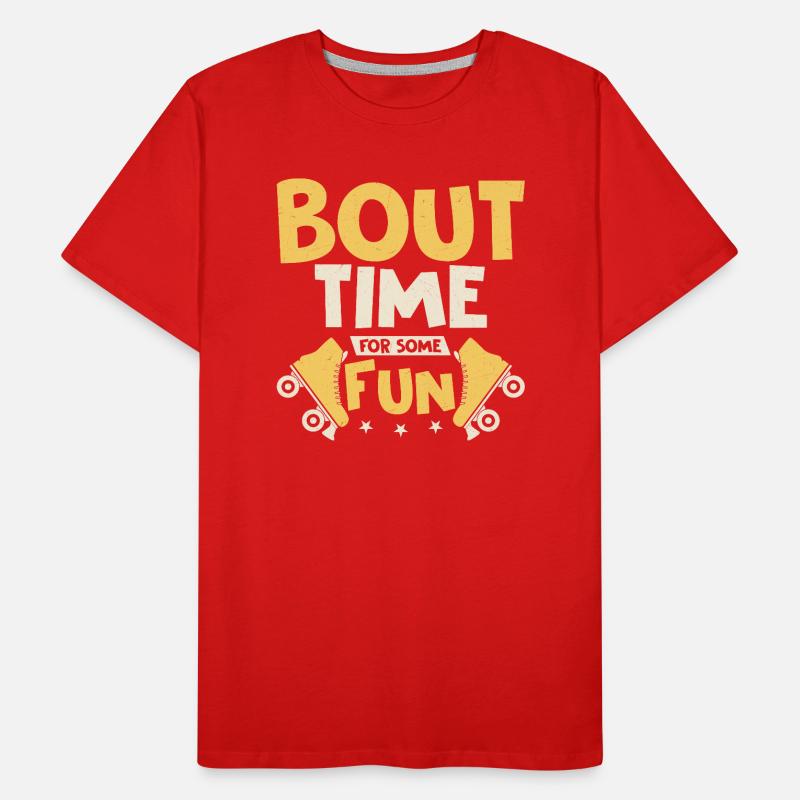 Il est temps de s’amuser à faire du roller derby T-shirt bio Premium Homme