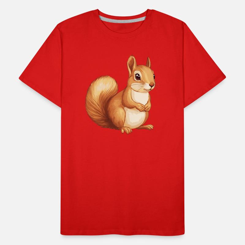 Squirrel Men's Premium Organic T-Shirt