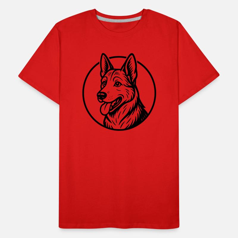 German Shepherd Men's Premium Organic T-Shirt