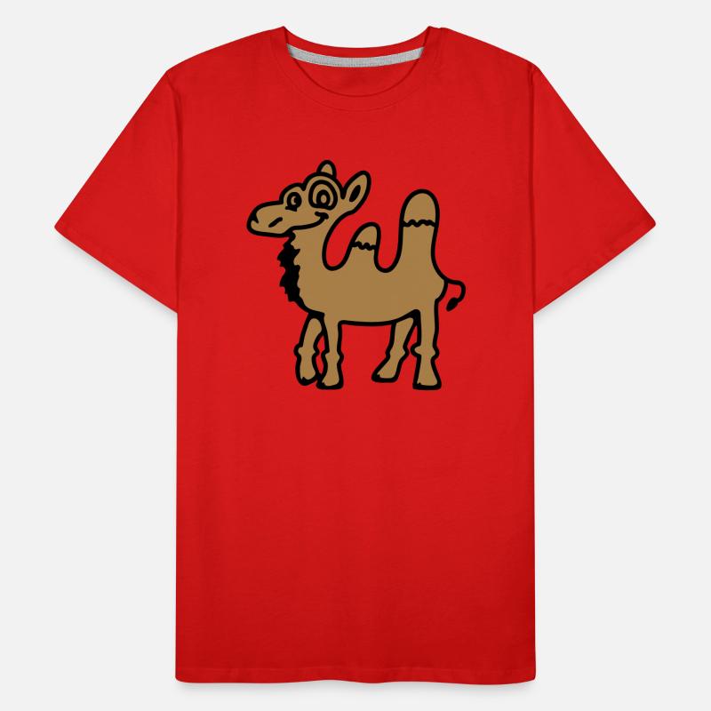 Kamel Männer Premium Bio T-Shirt