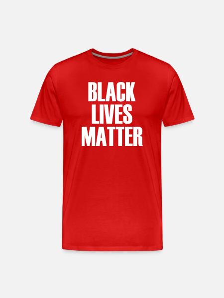 Black Lives Matter - T-shirt bio Premium Homme - rouge