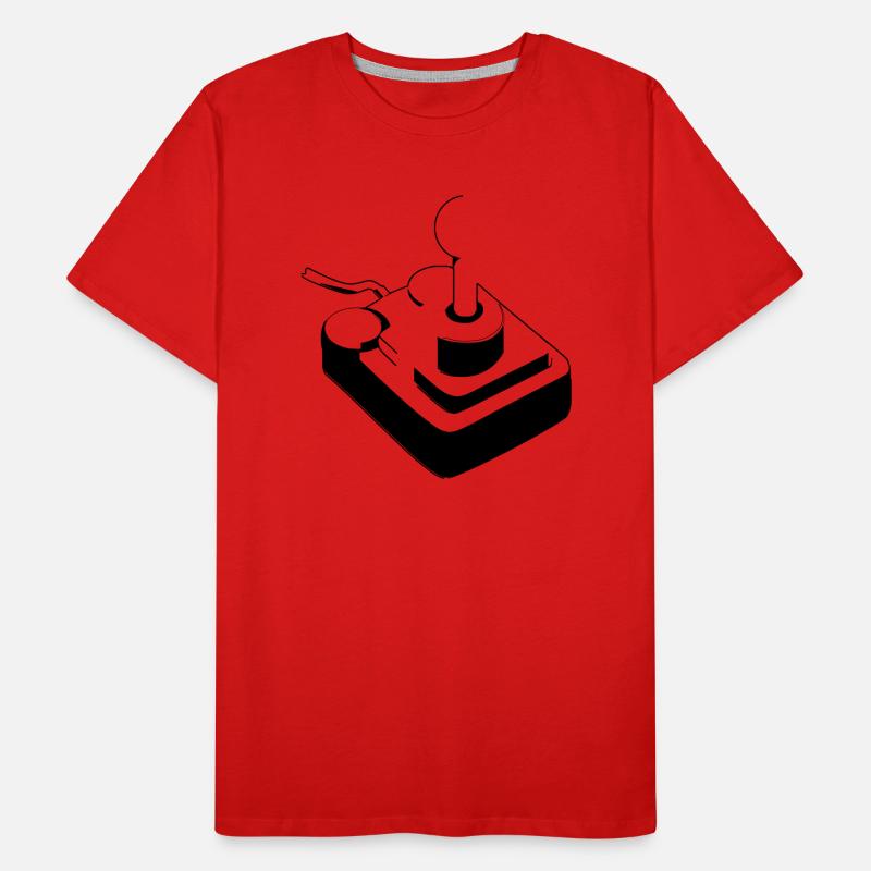 Joystick Player Game Controller Console Gaming Men's Premium Organic T-Shirt